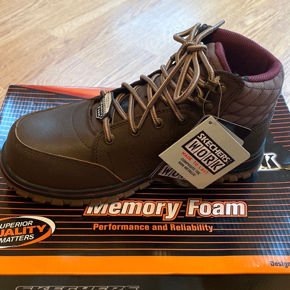 Skechers composite toe work boots